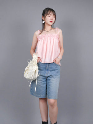 (2 COLORS) PITKA DENIM SHORTS