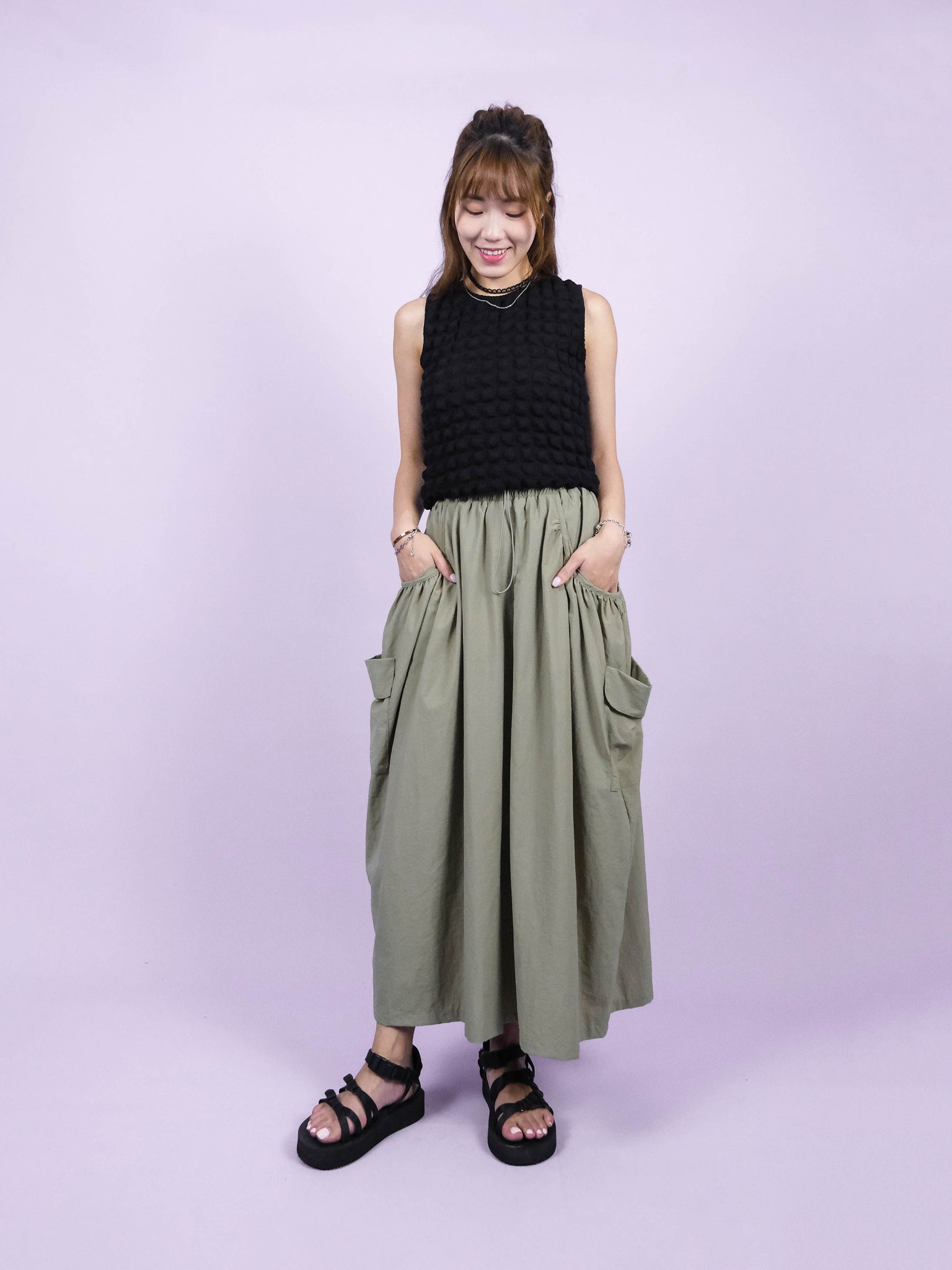 (3 COLORS) COUEY SKIRT