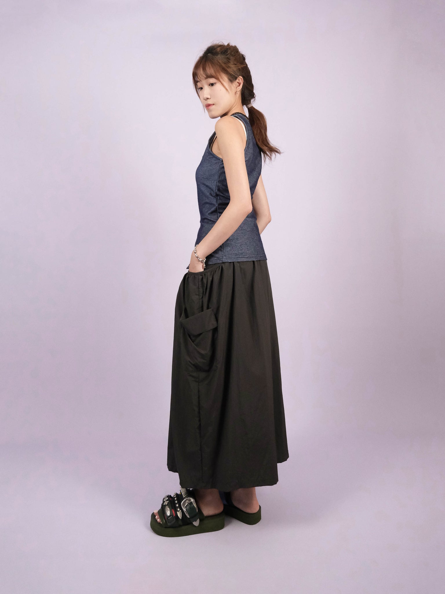 (3 COLORS) COUEY SKIRT