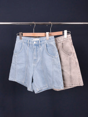 (2 COLORS) KERY DENIM SHORTS