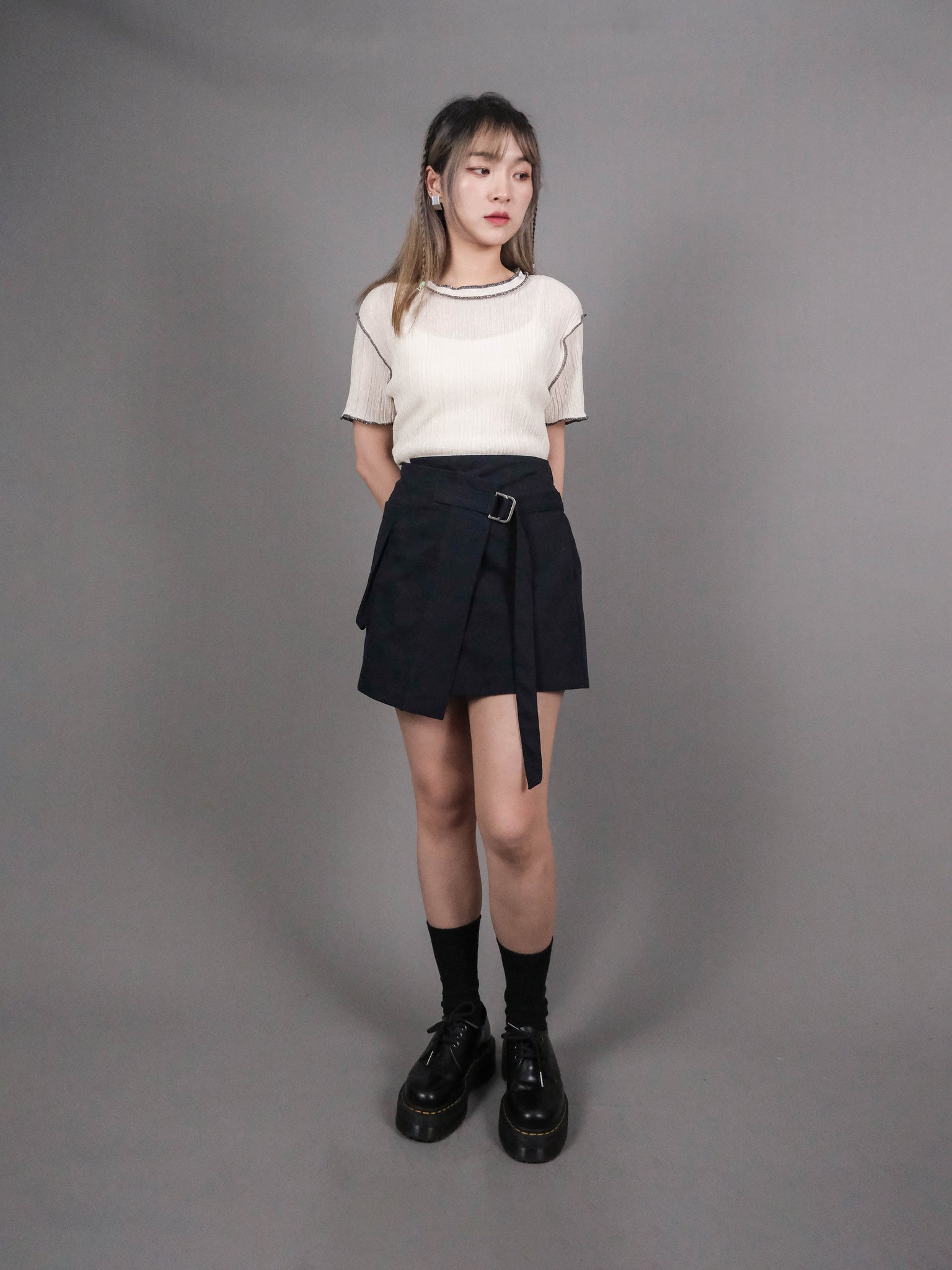 (2 COLORS) JEUN SKIRT