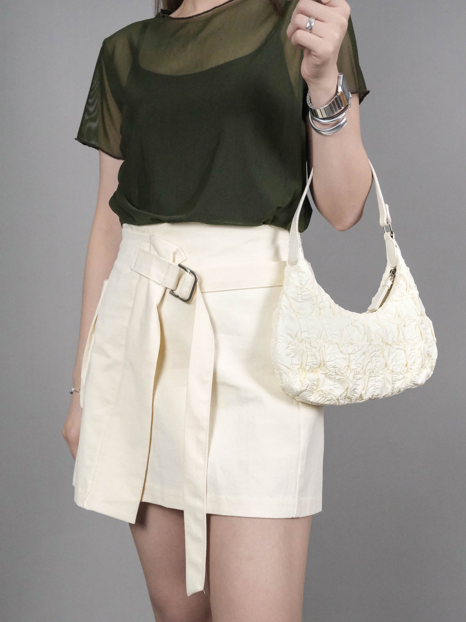 (2 COLORS) JEUN SKIRT