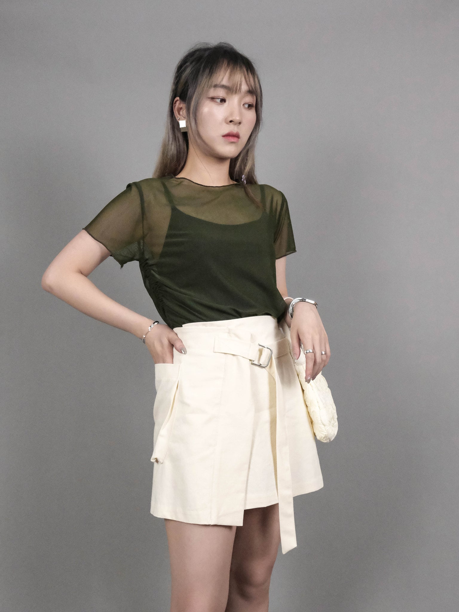 (2 COLORS) JEUN SKIRT