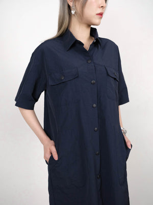 (2 COLORS) GANYA SHIRT DRESS