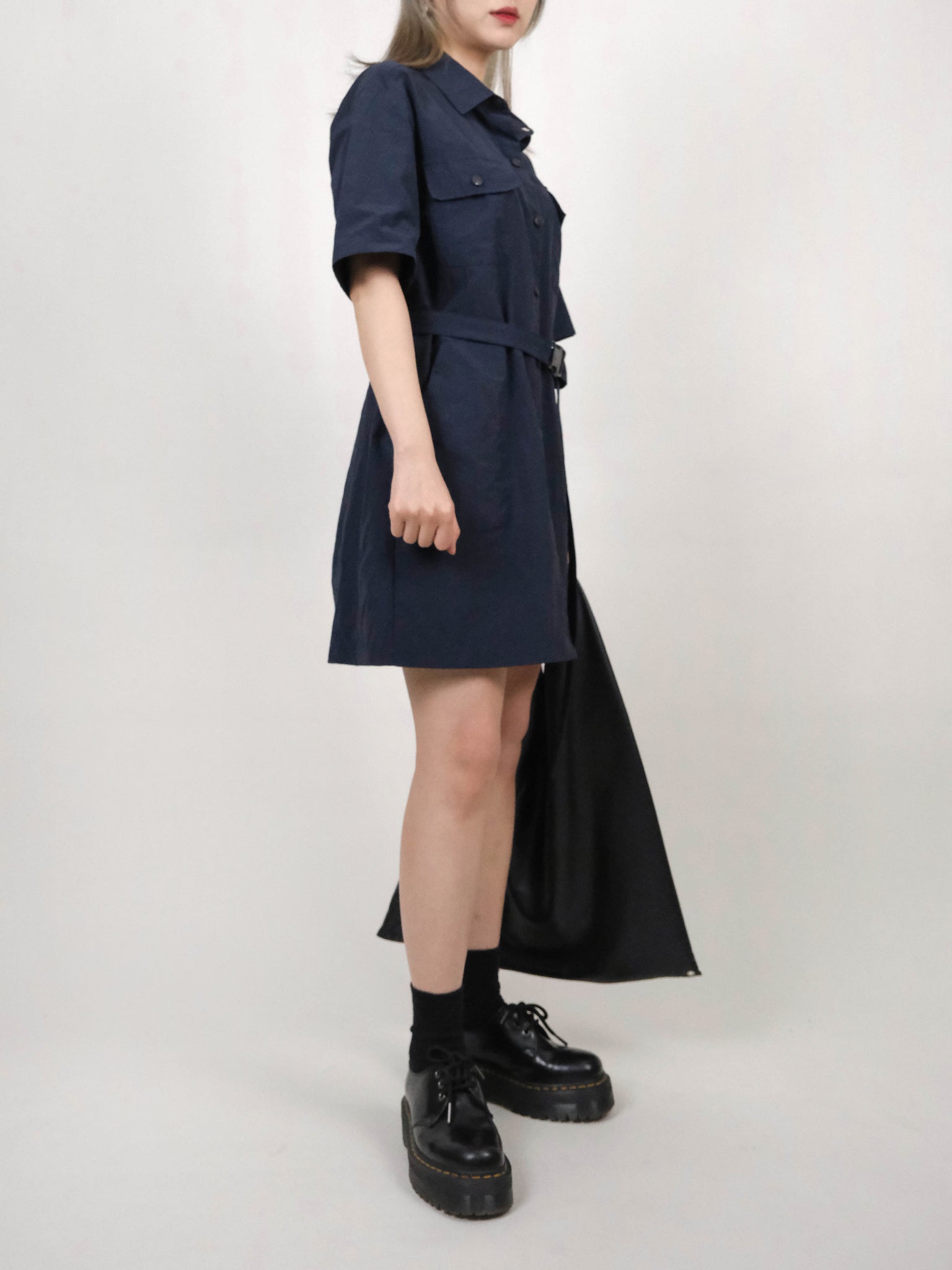 (2 COLORS) GANYA SHIRT DRESS