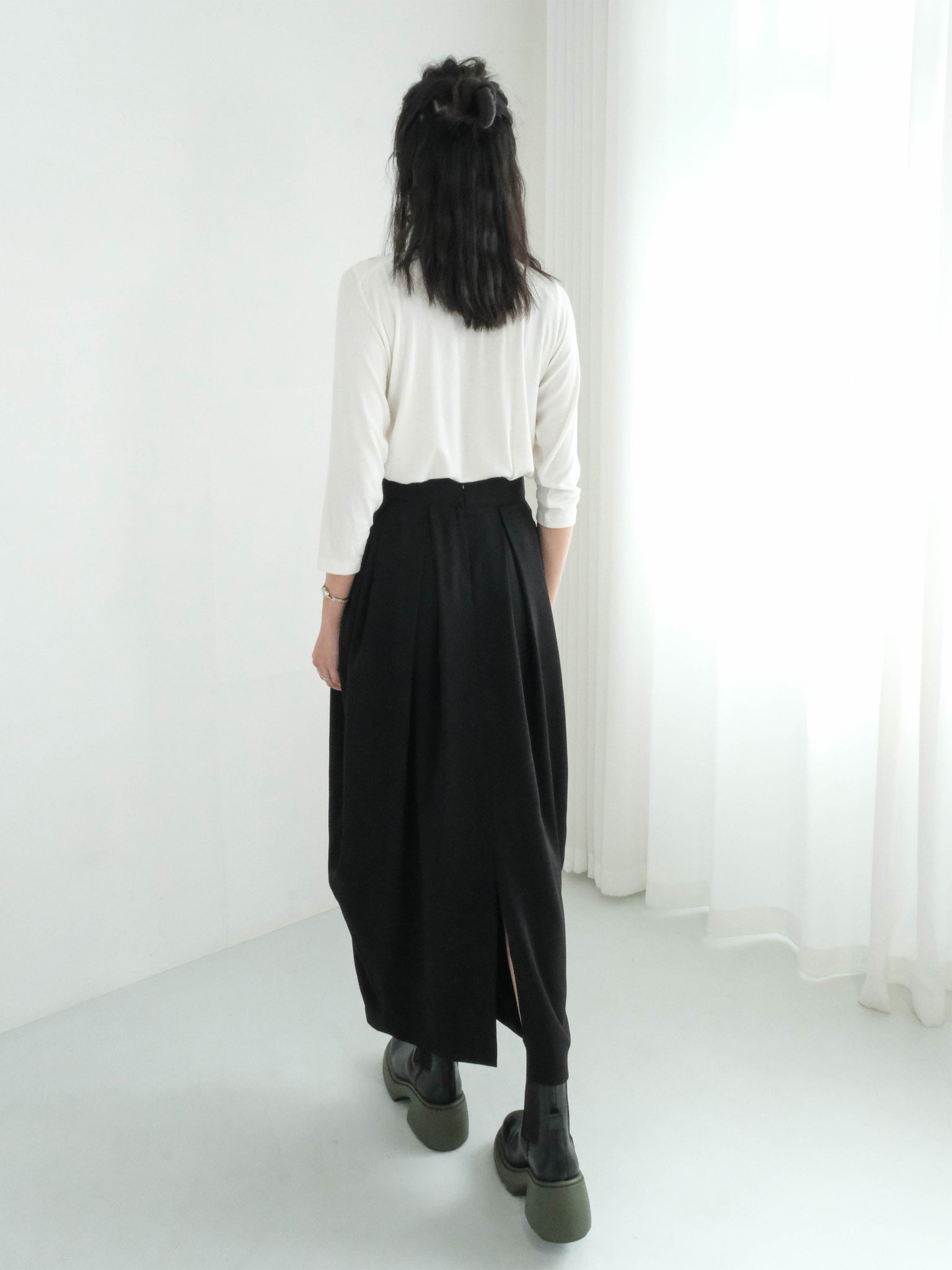 (2 COLORS) BORU SKIRT