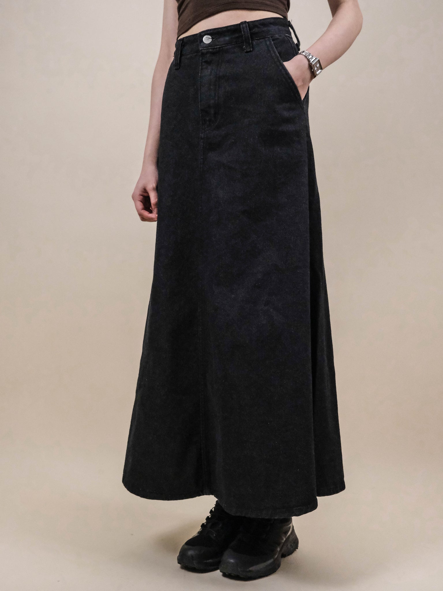 FUJI DENIM SKIRT