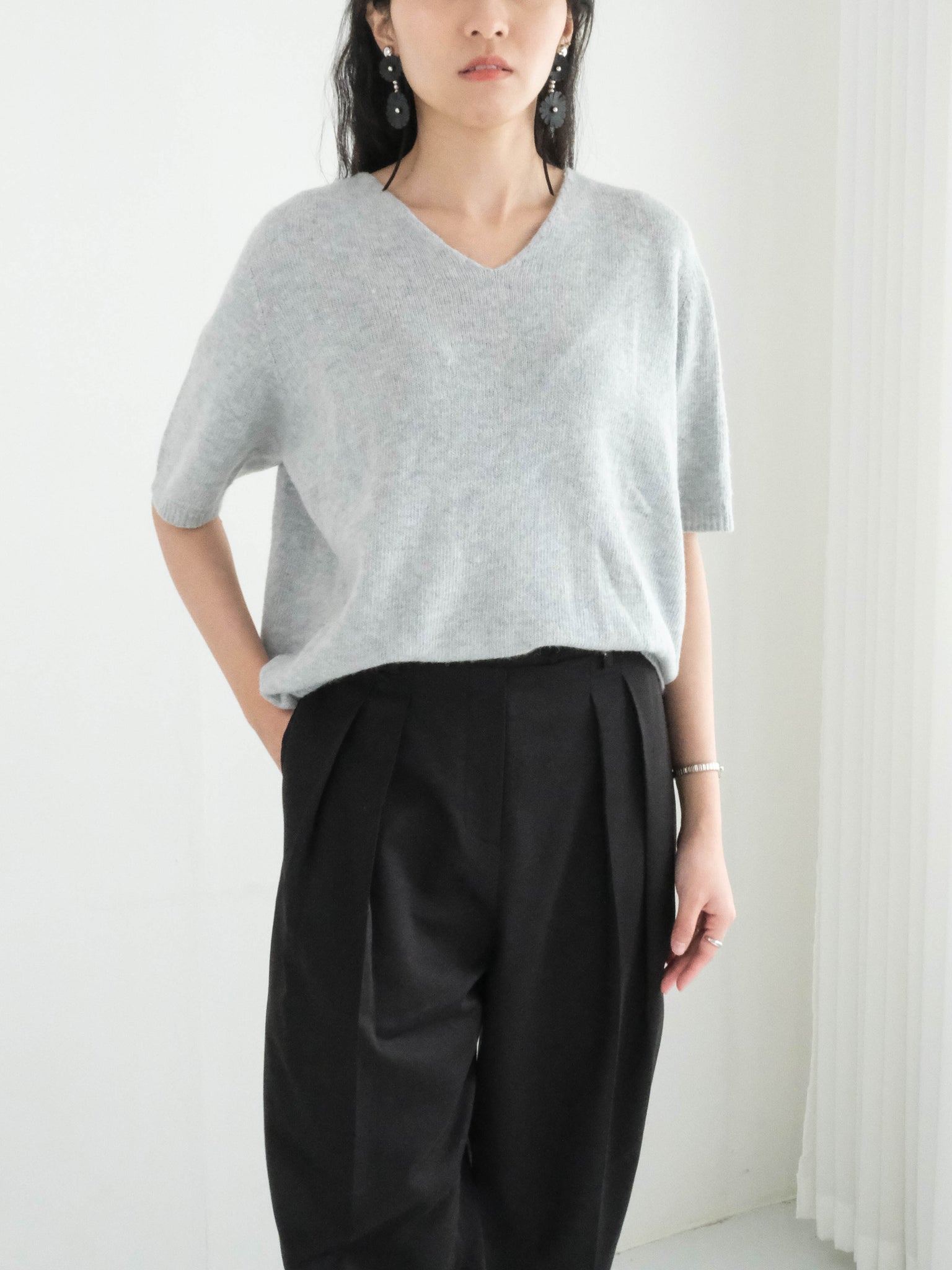 (2 COLORS) LOWEY KNIT TOP