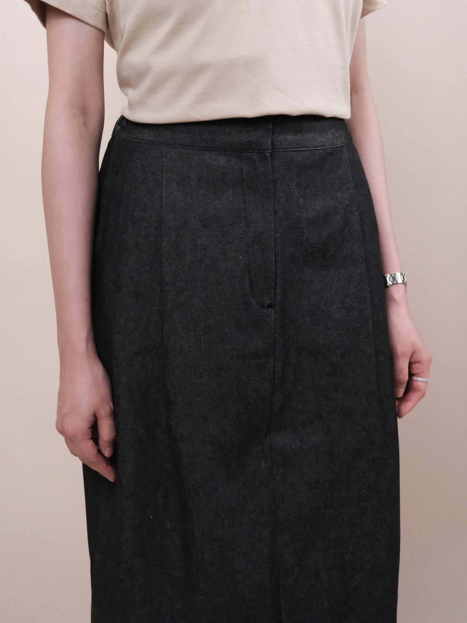 (2 COLORS) KIRE DENIM SKIRT