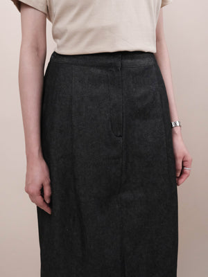 (2 COLORS) KIRE DENIM SKIRT